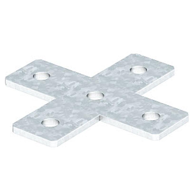 Соединительная пластина X-образная 150x150x40x5 (GMS 5 VP X FT)