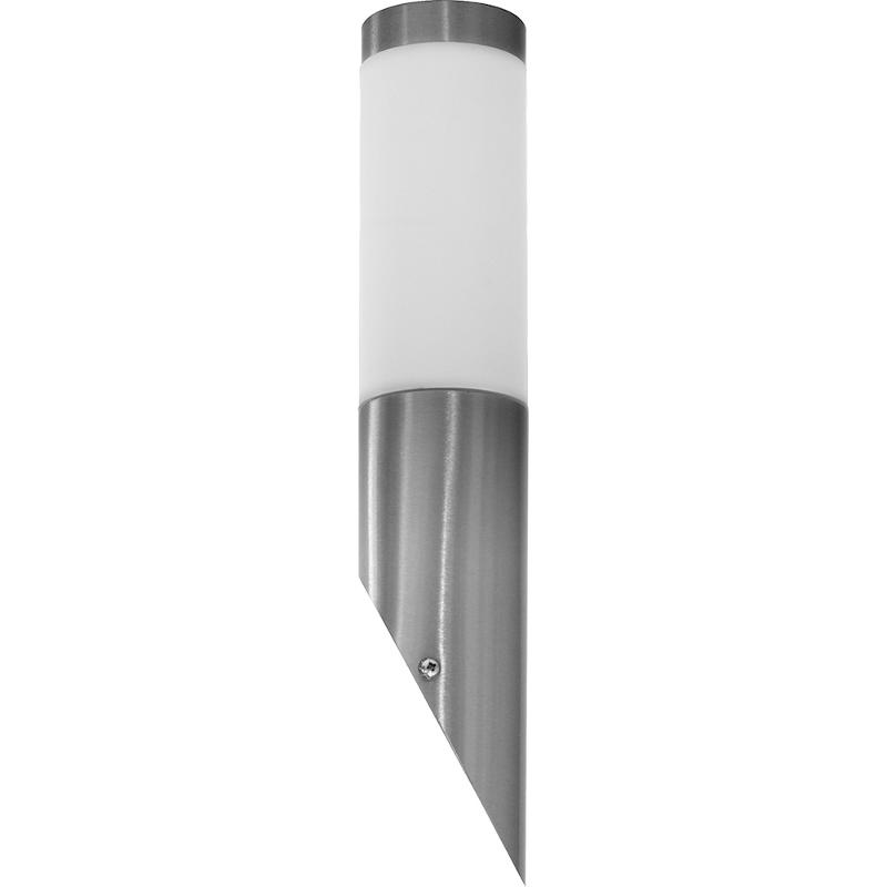 Светильник садово-парковый DH021, Техно на стену вверх, 18W E27 230V, серебро