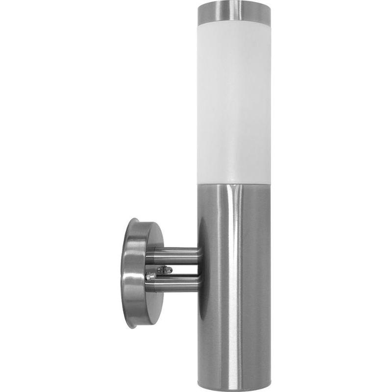 Светильник садово-парковый DH021-B, Техно на стену вверх, 18W E27 230V, серебро