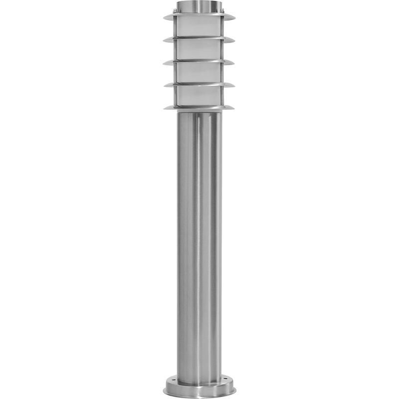 Светильник садово-парковый DH027-650, Техно столб, 18W E27 230V, серебро