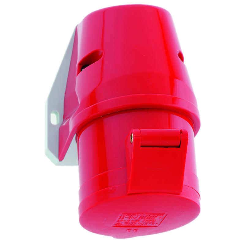 Розетка настенная 32А 4Р(3Р+Е) 400В 6h IP44 92x94 QC 11922 I 11922-Bals I Bals
