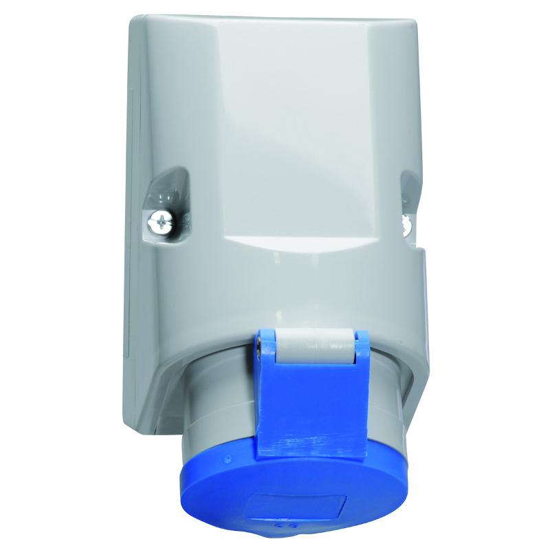 Розетка настенная 32А 3Р(2Р+Е) 230В 6h IP44 126х83 180 гр QC 11949 I 11949-Bals I Bals