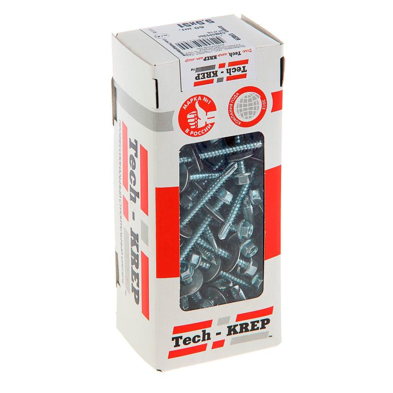 Саморез КР ZP св. 5,5х51 (60 шт) - коробка с окном ( 0,593 кг)