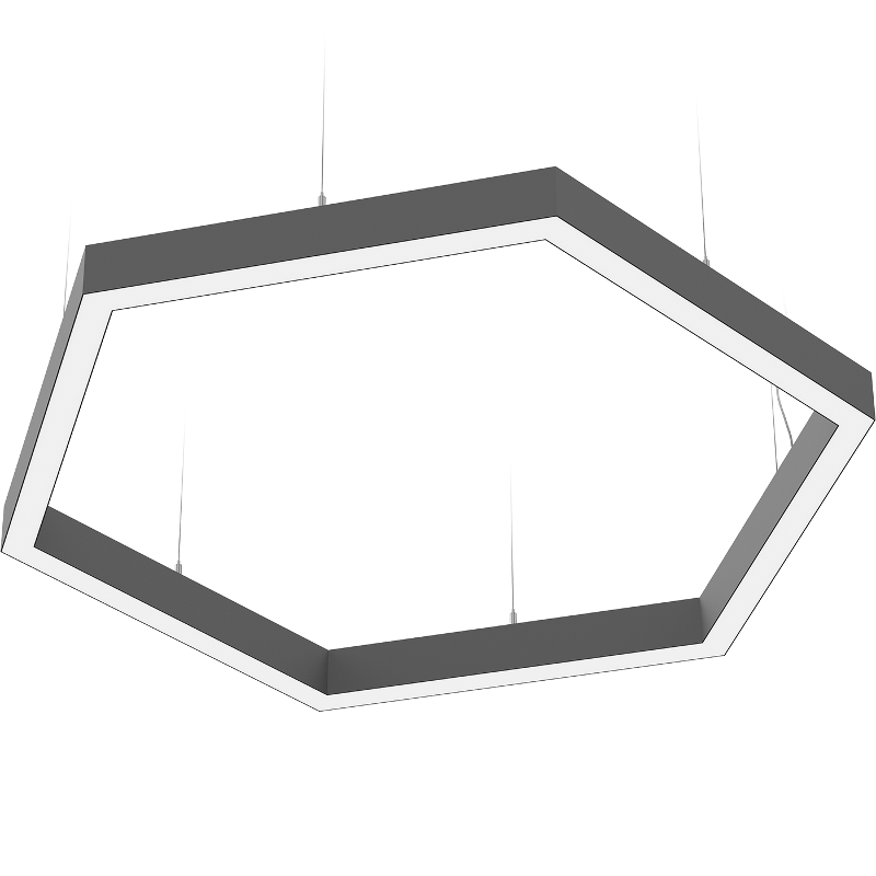 Светильник светодиодный PROFILE 30L HEXA/P (1110) 840 BK