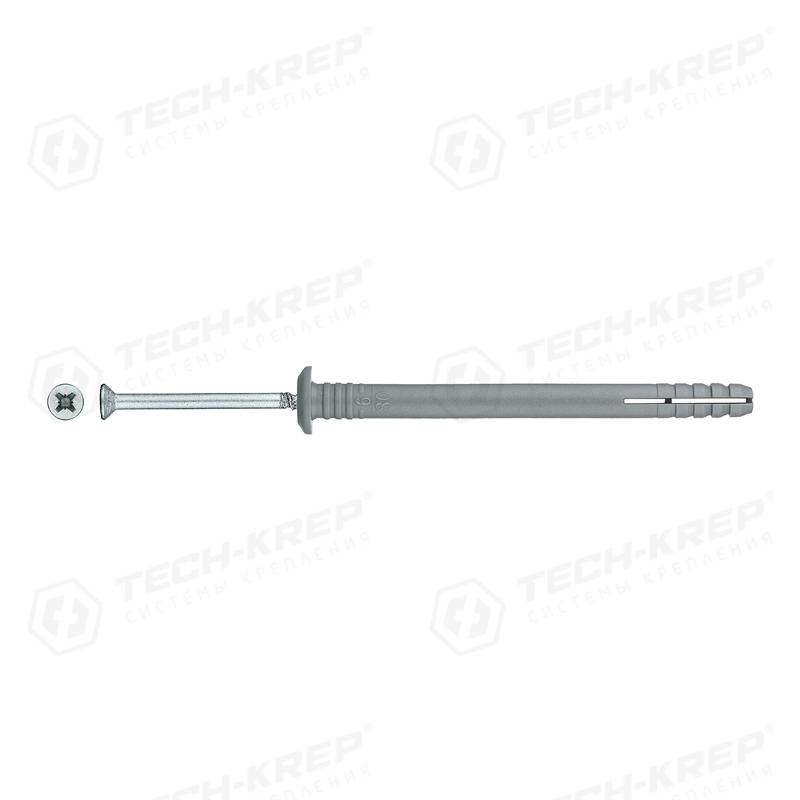 Дюбель-гвоздь полипропилен гриб. SM-G 6x80 (500шт) - накл. ( 3,225 кг)