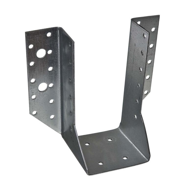 Опора бруса раскрытая 135х76х51х2,0, оцинкованная - накл.