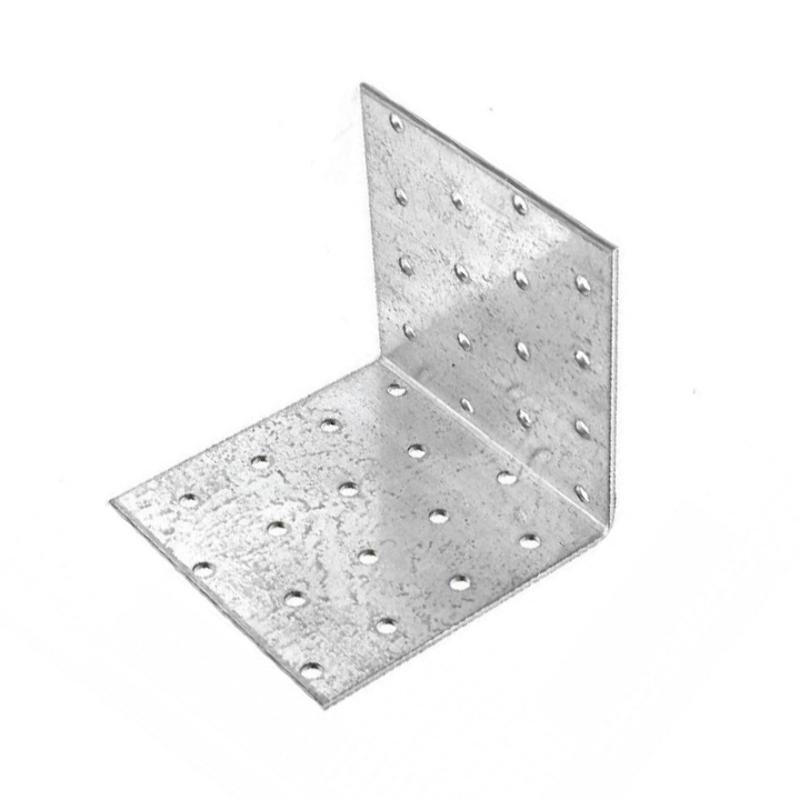 Уголок крепежный равносторонний 60х80х80x2, оцинкованный - накл.