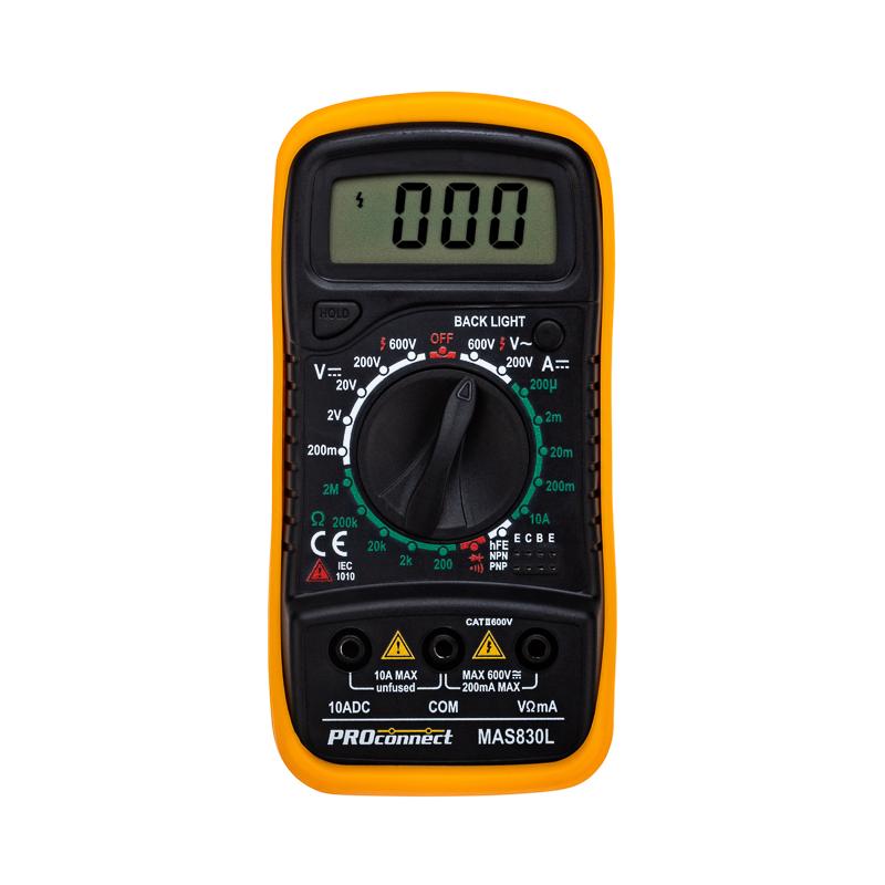 Универсальный мультиметр MAS830L (DT850L) PROconnect