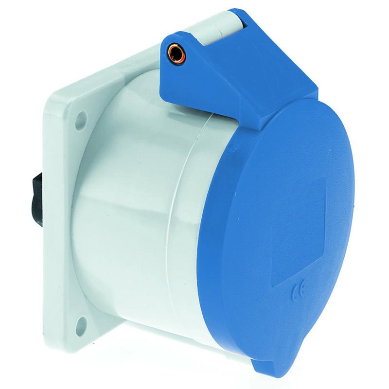 Розетка встраиваемая 32A 3р(2P+PE) 6h 230V IP44 13007 I 13007-Bals I Bals
