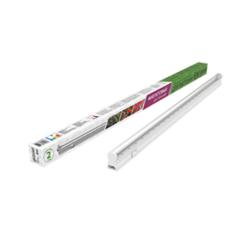 Светильник светодиодный для растений 8W 220lm 175-265V IP20 561*25*37мм, фиолет спектр LED