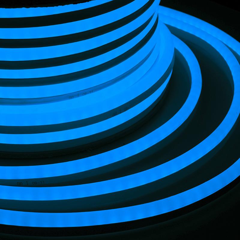 Гибкий Неон LED  - синий, бухта 50м