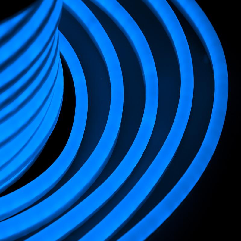 Гибкий Неон LED  - синий, оболочка синя…