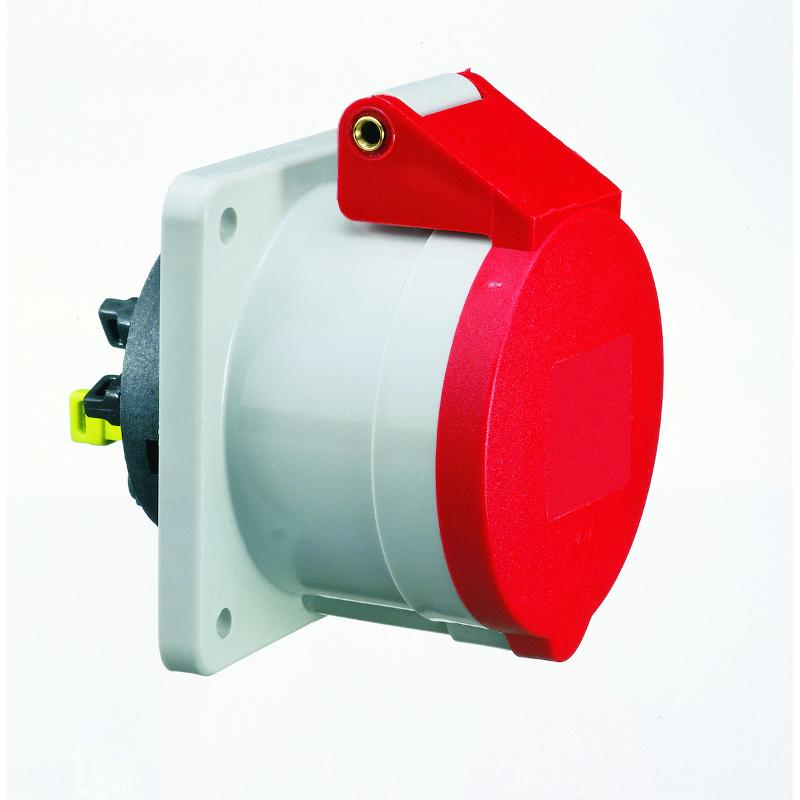 Розетка встраиваемая 16A 5р(3P+N+PE) 6h 400V IP44 Quick-Connect 132001 I 132001-Bals I Bals