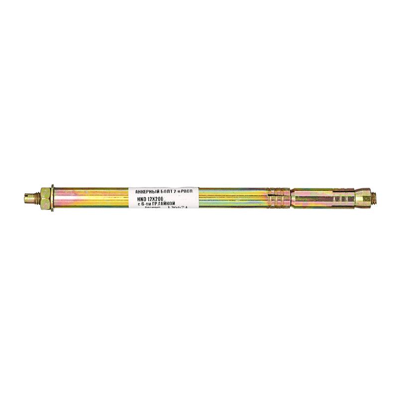 Анкерный болт 2-х расп.HND12*200 с 6-ти гр.гайк- накл. Tech- Krep ( 0,125 кг)