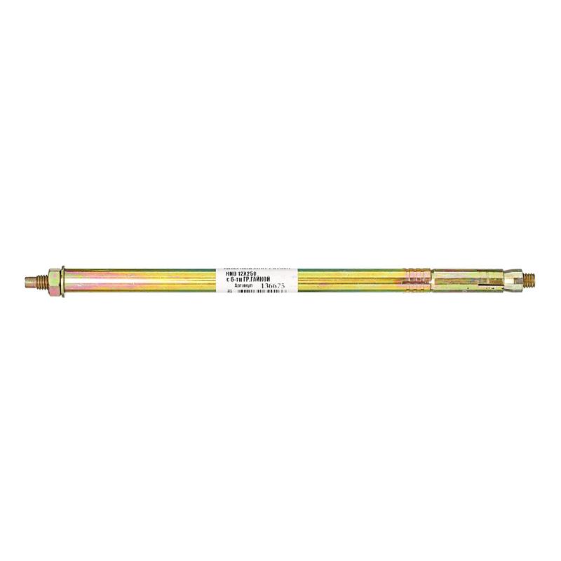 Анкерный болт 2-х расп.HND12*250 с 6-ти гр.гайк- накл. Tech- Krep ( 0,153 кг)