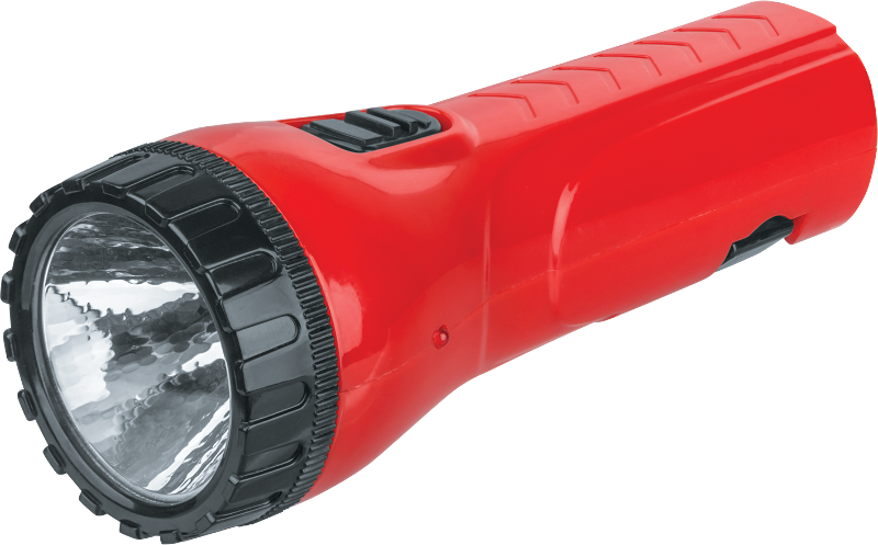 Фонарь универсальный NPT-CP20-ACCU Пласт. 1LED, прям. зар-ка, акк.4В, 500мАч