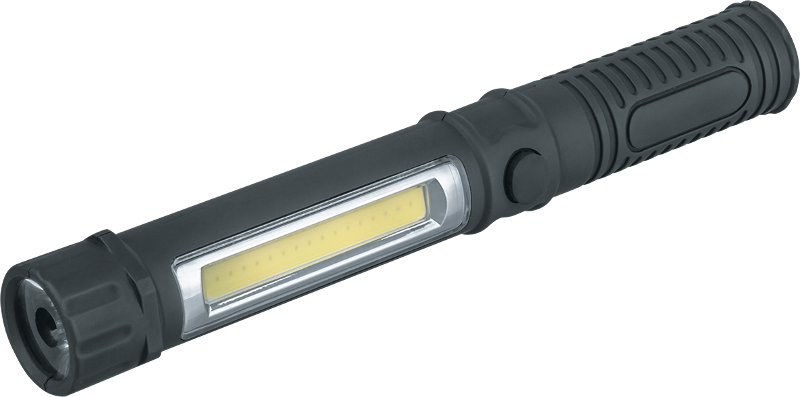 Фонарь рабочий NPT-W05-3AAA  1LED(1Вт)+1COB LED(1Вт),блист.