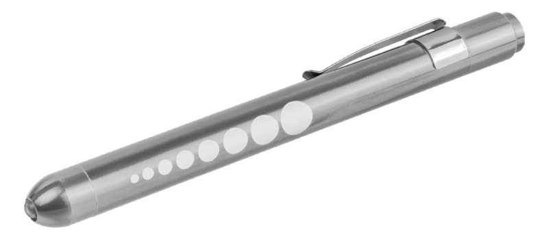 Фонарь универсальный NPT-CM16-2AAA алюм. 1LEDx0.2Вт,1реж,блист.