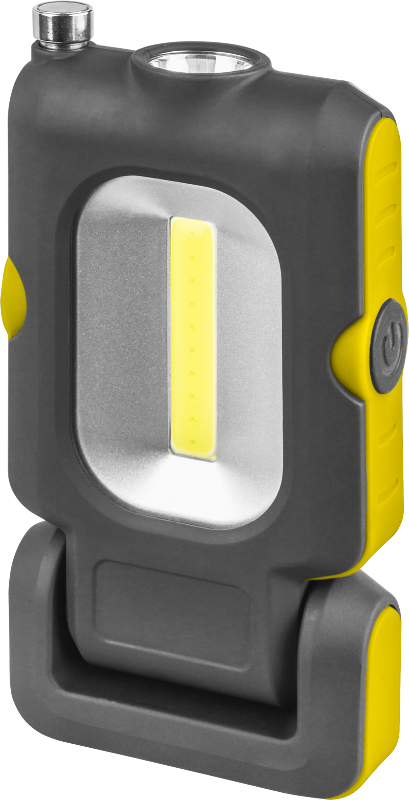 Фонарь рабочий NPT-W07-ACCU 1LED(1Вт)+1COB(3Вт) акк.3,7В