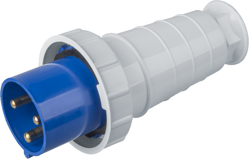 Вилка 14 290 NCA-SR033-63-220 переносная 63А 2P+PE IP54