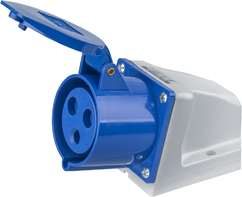 Розетка 14 297 NCA-SR123-32-220 стационарная наружная 32А 2P+PE IP44