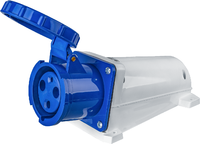 Розетка 14 300 NCA-SR133-63-220 стационарная наружная 63А 2P+PE IP54