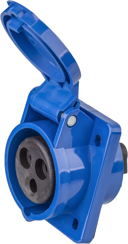 Розетка 14 312 NCA-SR413-16-220 стационарная скрытая 16А 2P+PE IP44
