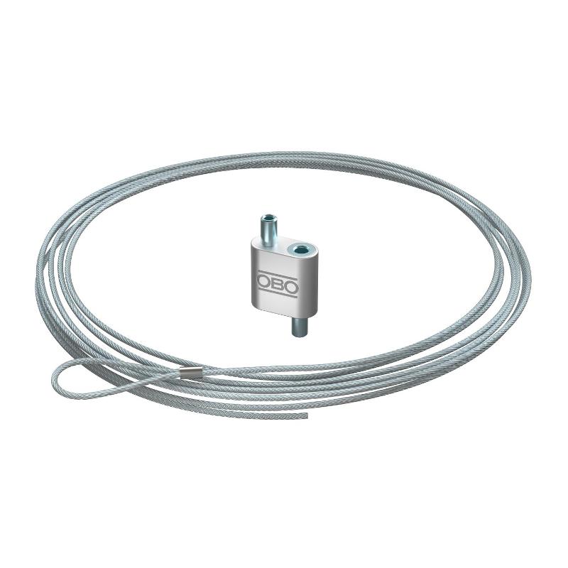 Подвес тросовый QWT S 2 3M G с петлей и фиксатором, 2,0х3000 мм ( QWT S 2 3M G )