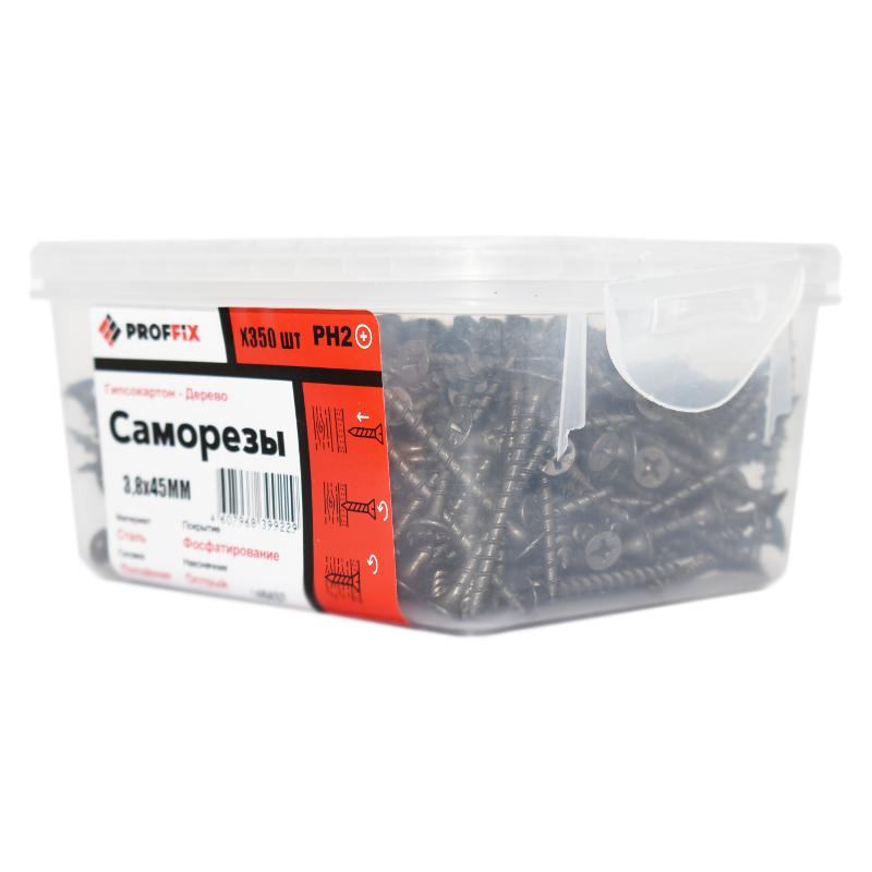Саморез СГД 3,8х45 усиленный (TWN) (350 шт) - контейнер