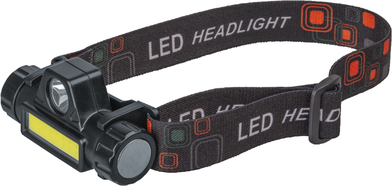 Фонарь налобный NPT-H25-ACCU 1CREE LED5Вт+1COB LED3Вт,Li-ion 1,2Ач