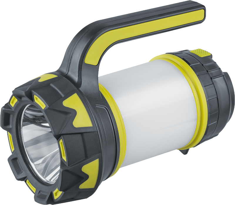 Фонарь-прожектор NPT-SP28-ACCU прож/кемп.1LED,5Вт+40LED,8Вт,акк.3,7В 4Ач