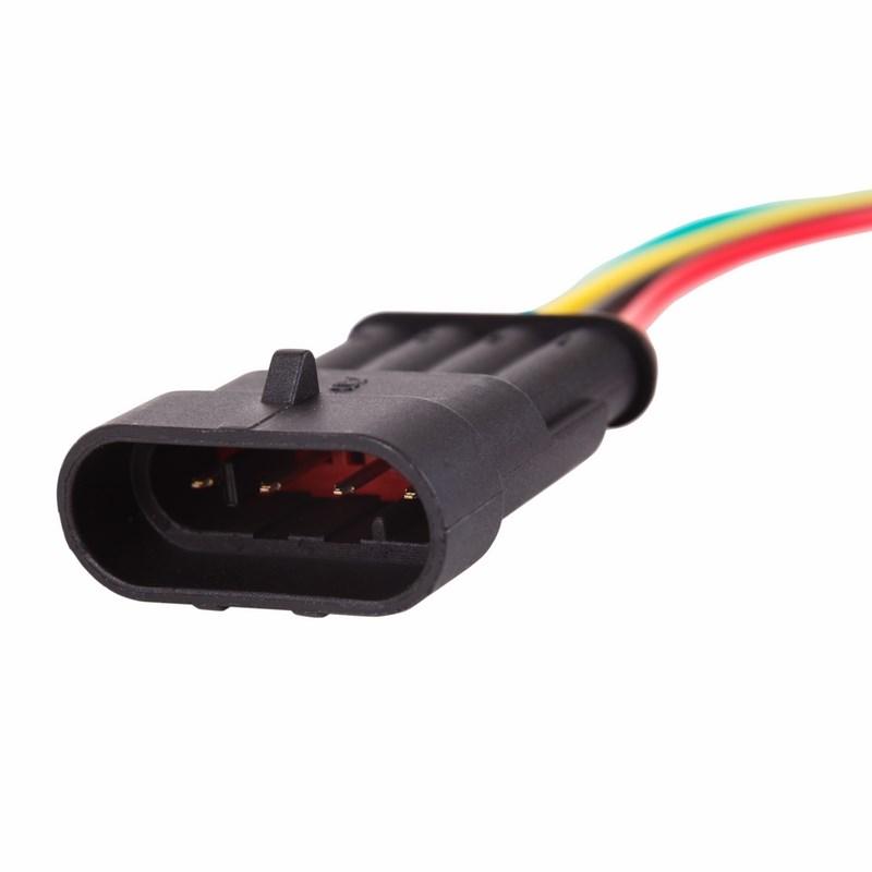 DJ7031-1.5-11 автомобильный разъем штекер с проводом 20 см (3-контактный)