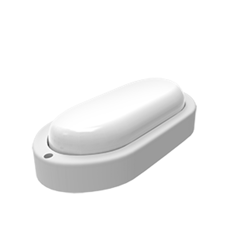 Светильник светодиодный пылевлагозащищенный для ЖКХ LITE овал 15W 1100lm 4000K 200-240V IP65 200*98*46мм белый LED 1/40