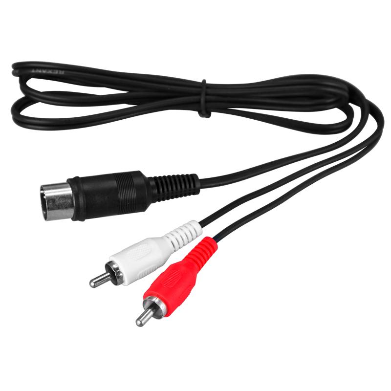 Шнур DIN 5 Pin - 2 RCA, длина 1,2 метра