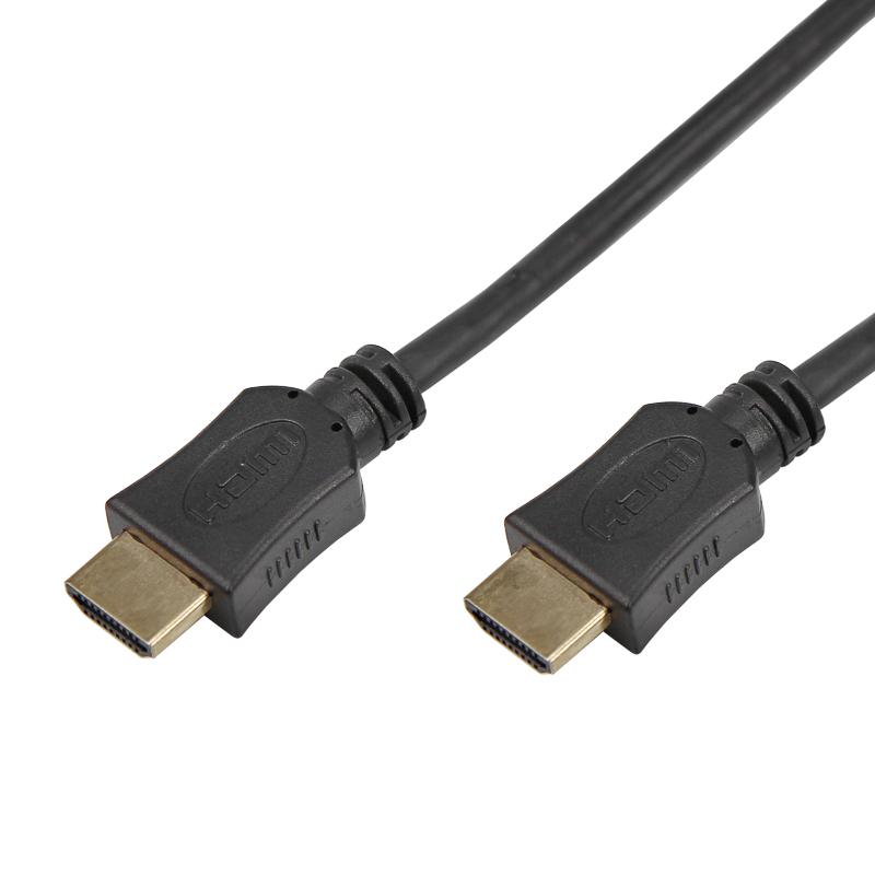Шнур HDMI - HDMI, длина 1 метр (GOLD) (PE пакет) PROconnect
