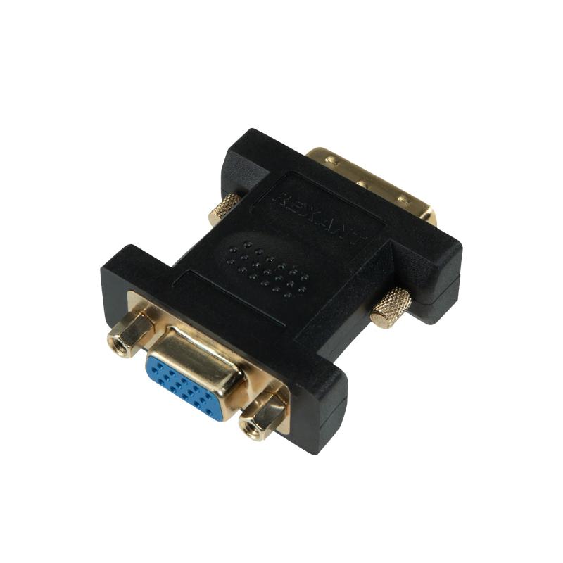 Переходник штекер DVI-I - гнездо VGA