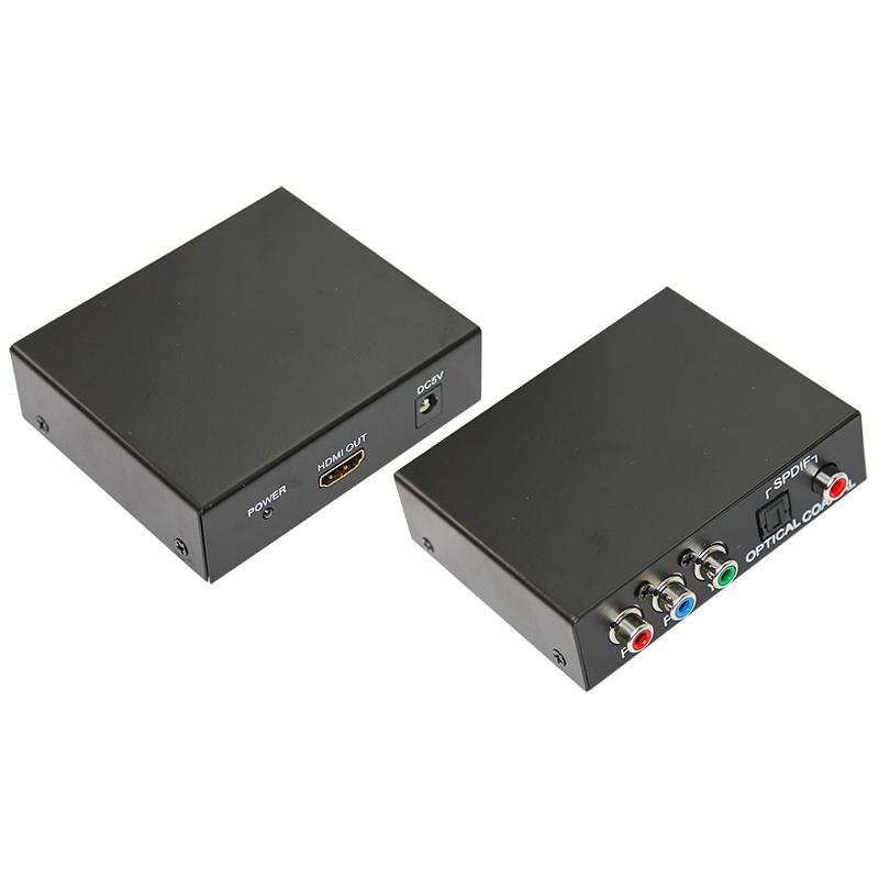 Конвертер YPbPr + SPDIF / Toslink на HDMI, металл