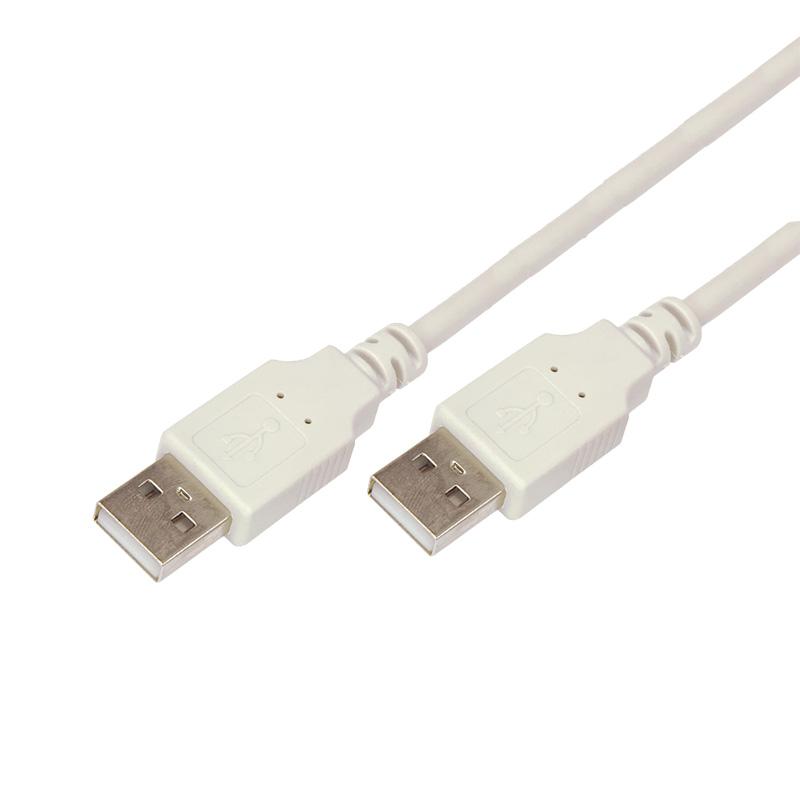 Шнур USB-A (male) штекер - USB-A (male) штекер, длина 3 метра (PE пакет)