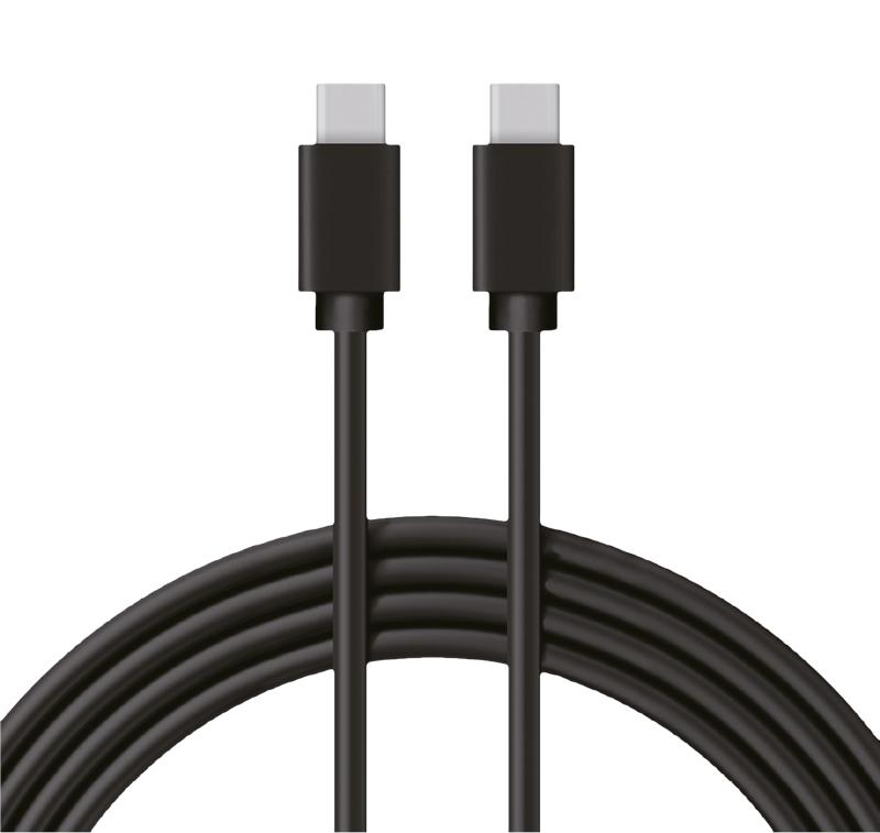 Кабель Type-C - Type-C 3A/1m/PVC/black/REXANT