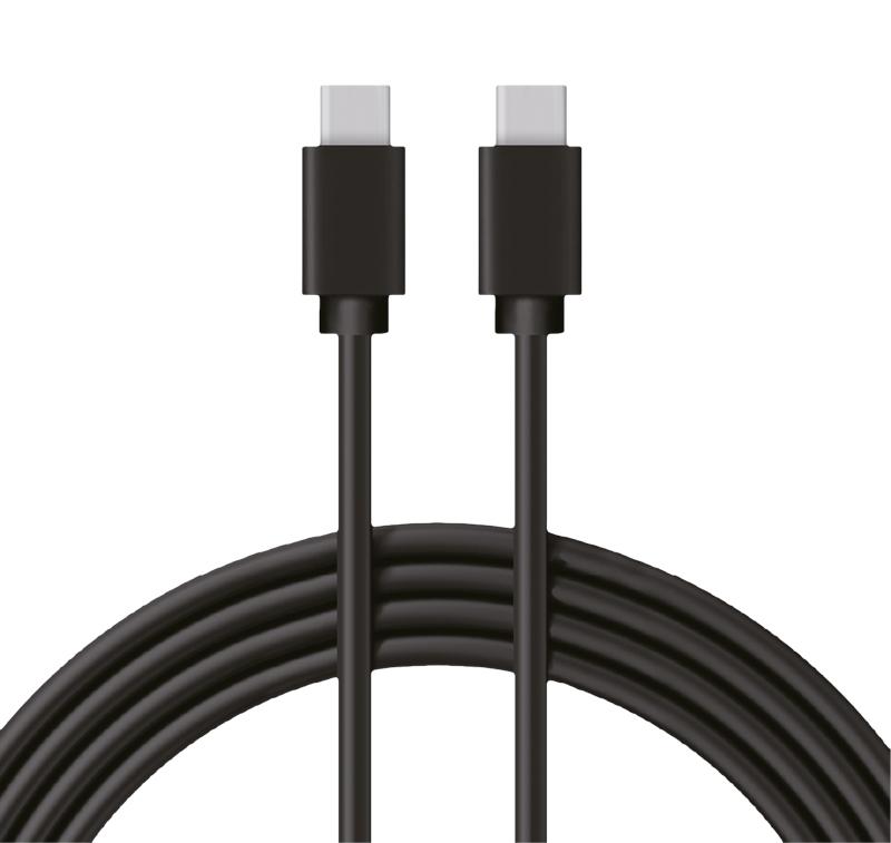 Кабель Type-C - Type-C 2A/1m/PVC/black/REXANT