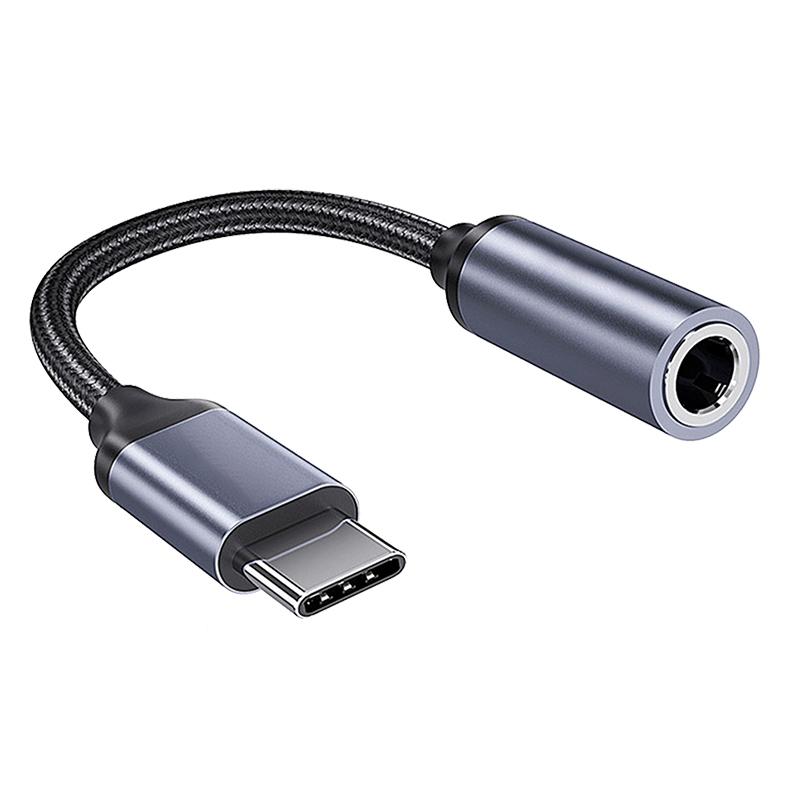 Кабель-переходник c USB-C на AUX 3,5 мм