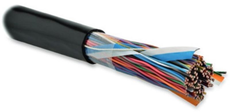 UUTP50-C3-S24-OUT-PE-BK (UTP50-C3-SOLID-OUTDOOR) Кабель витая пара, неэкранир. U/UTP, катег 3, 50 пар (24 AWG),одножил. (solid)