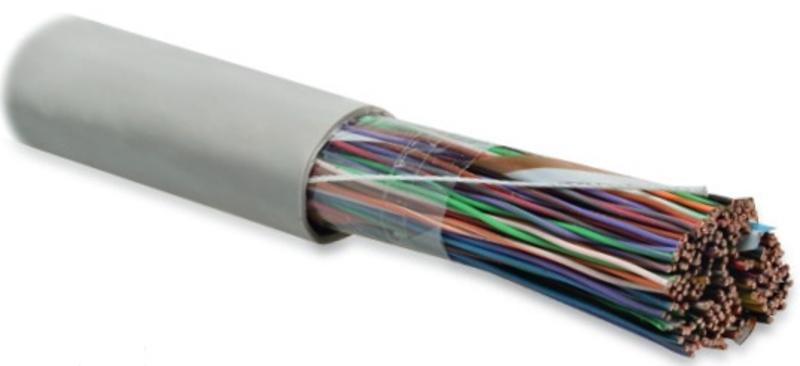UUTP100-C3-S24-IN-PVC-GY Кабель витая пара, неэкранир. U/UTP, категория 3, 100 пар (24 AWG),одножил. (solid), PVC, серый