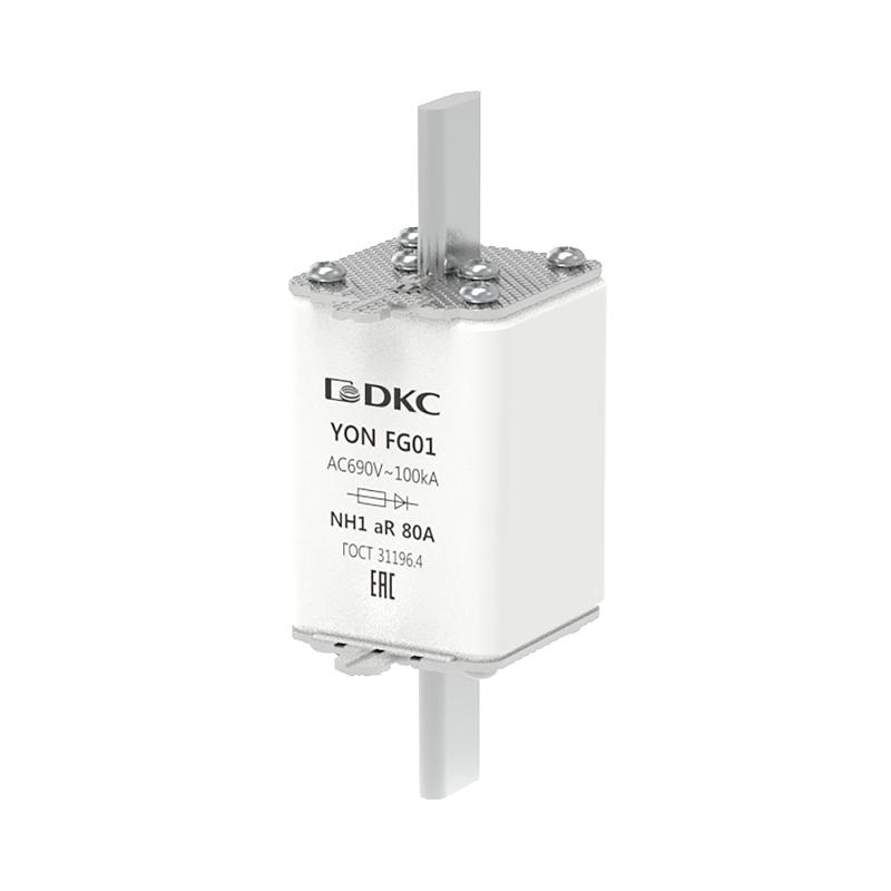 Предохранитель YON ножевого типа FG1 80А 690V характеристика aR