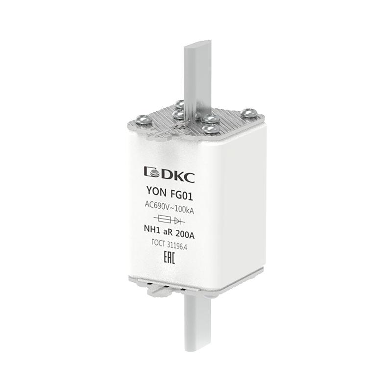 Предохранитель YON ножевого типа FG1 200А 690V характеристика aR