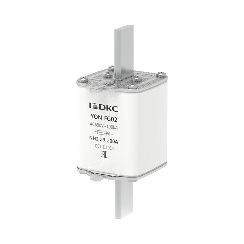 Предохранитель YON ножевого типа FG2 200А 690V характеристика aR