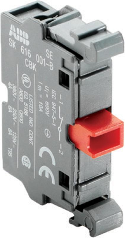 Контактный блок MCB-01 фронтального монтажа 1НЗ