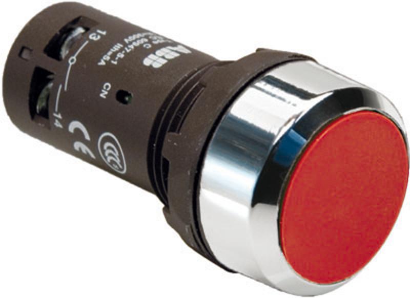 Кнопка CP1-30R-02 красная без фиксации 2HЗ
