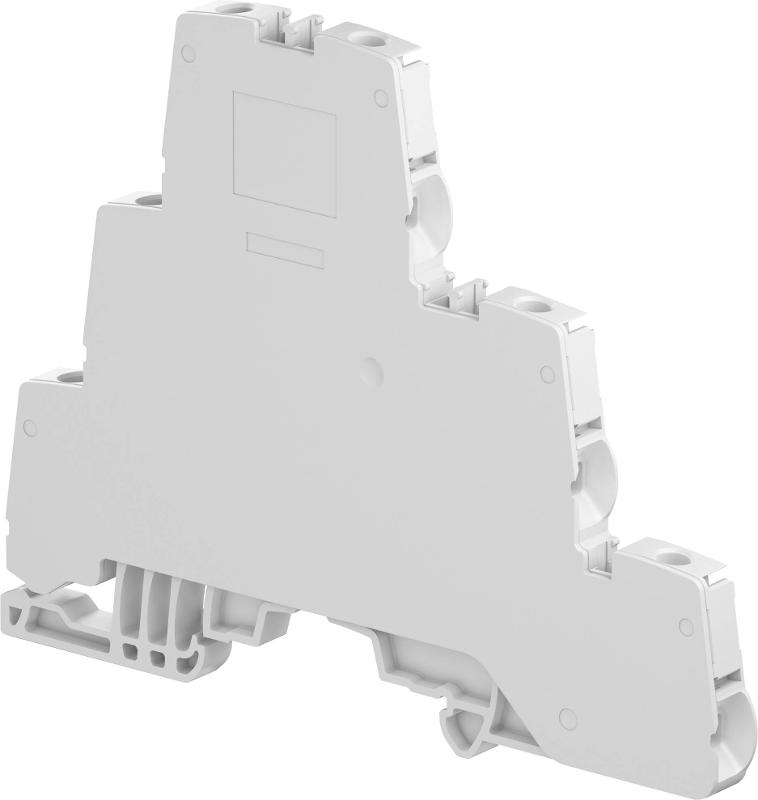 Клемма винтовая ZS4-T3-R1 - 4 мм?, 3 уровня, 6 зажимов, изолирована с 2-х сторон