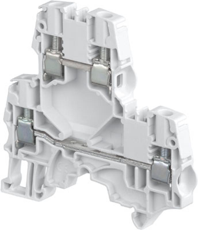 Клемма ZS6-D2-OR винт 6мм.кв. 2ур, 2цепи